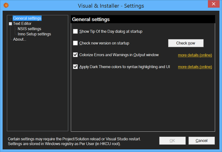 Dark Theme GUI