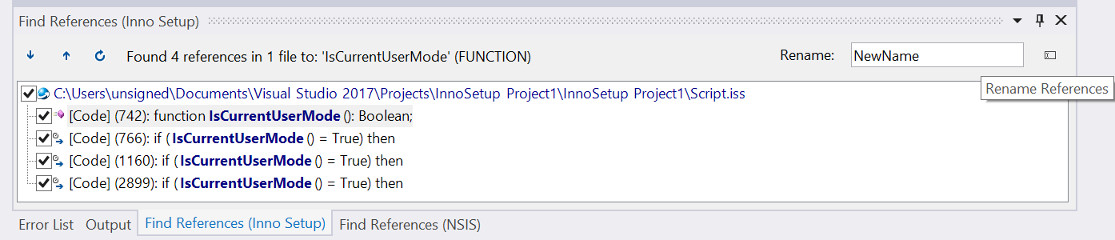 Rename References