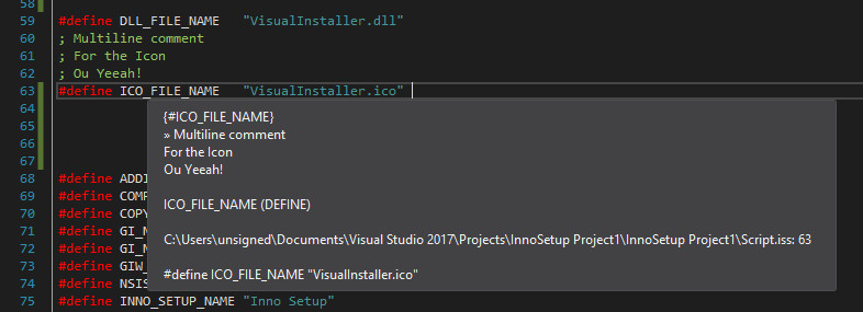 Symbol Tooltips