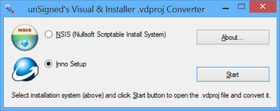 .vdproj Converter