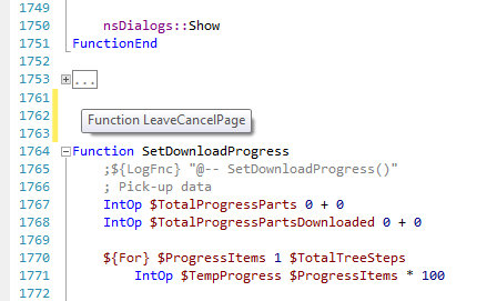 Automatic outlining regions