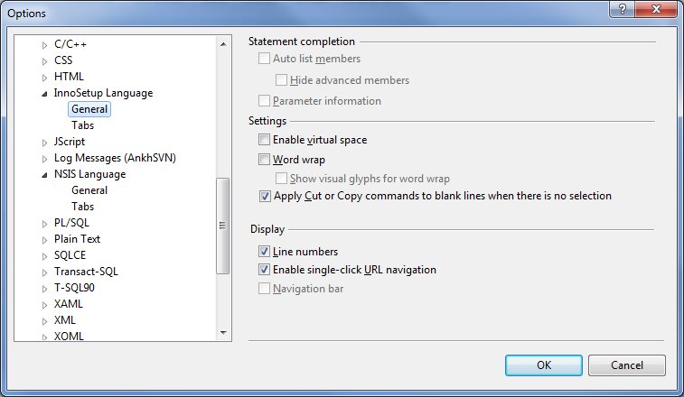 inno setup general