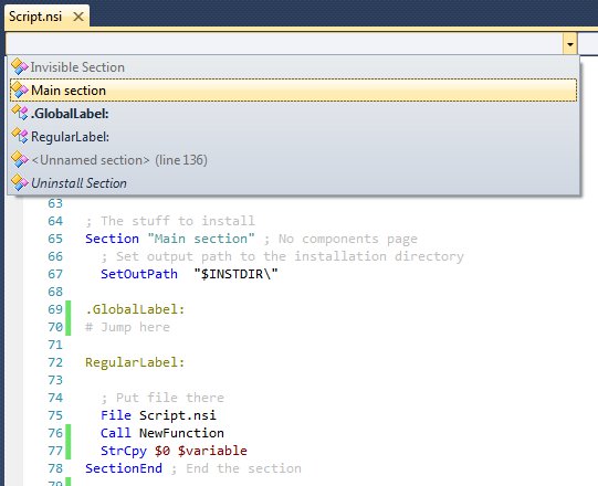 nsis navigation bars types